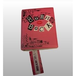 Mean Girls Burn Book Crossbody Bag Pink White New Novelty Purse Movie Merch